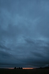 Fototapeta premium Storm sunset