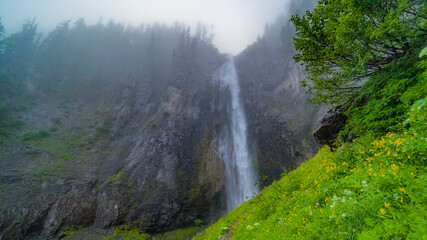 Amazing Comet Falls, Mount Rainier National Park
