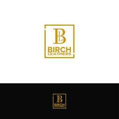 monogrammed and vintage-themed logo with initials 