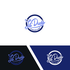 Vintage logo with a touch of Latin fonts