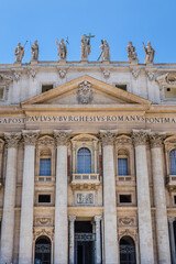 St. Peter's Basilica (Consecrated 1626). Papal Basilica of St. Peter in Vatican - the world's largest church, is the center of Christianity. Vatican