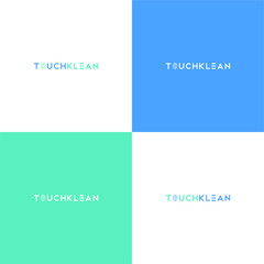 company logo with a signature fingerprint applied as the letter 