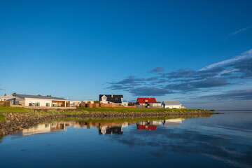 Town of Hofn in Hornafjordur in South Iceland