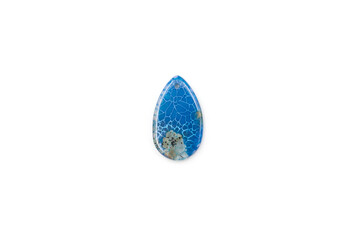 Isolated photos of cabochon agate dragon veins