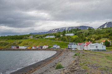 Fototapeta na wymiar Village of Hjalteyri in Iceland