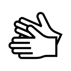 Obraz premium gloves icon isolated on white background from sports collection. gloves icon trendy and modern gloves symbol for logo, web, app, UI. gloves icon simple sign. 