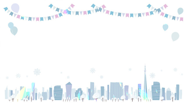 Townscape winter_en_White back 16-9 wide