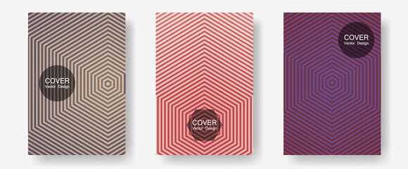 Geometric design templates for banners, covers.