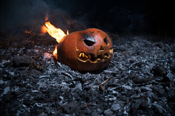 halloween apocalypse orange pumpkin