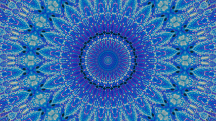 Abstract kaleidoscope background. Beautiful multicolor kaleidoscope texture. Unique kaleidoscope design.