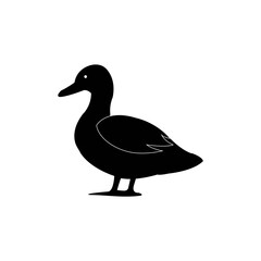 duck logo icon vector