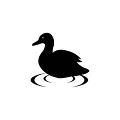 duck logo icon vector