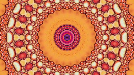 Abstract kaleidoscope background. Beautiful multicolor kaleidoscope texture. Unique kaleidoscope design.