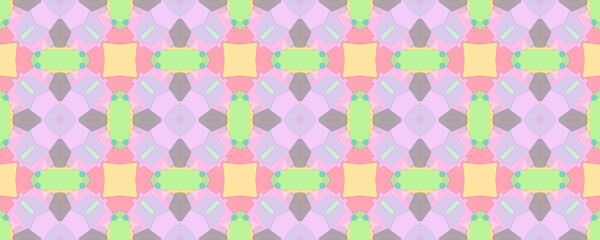 Aquarelle Pink Pattern. Rainbow Repeat