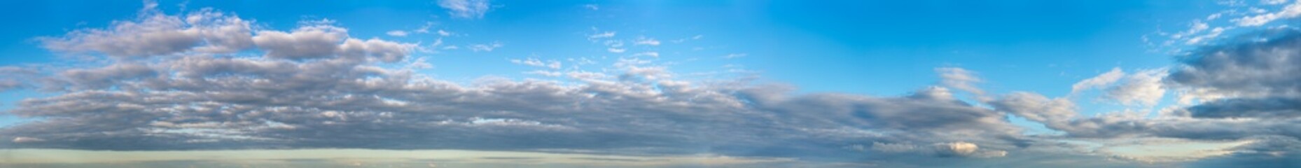 Fototapeta premium Fantastic clouds against blue sky, panorama