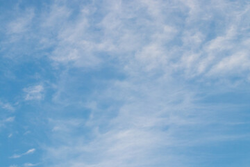Blue cloudy sky