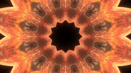 Abstract kaleidoscope background. Beautiful multicolor kaleidoscope texture. Unique kaleidoscope design.