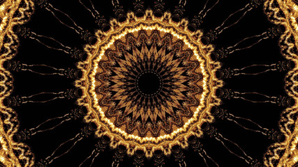 Abstract kaleidoscope background. Beautiful multicolor kaleidoscope texture. Unique kaleidoscope design.