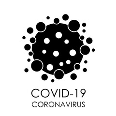 Coronavirus maladie, covid-19 pandémie, icône