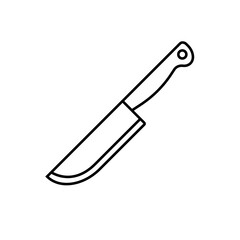 knife icon element of kitchen icon for mobile concept and web apps. Thin line knife icon can be used for web and mobile. Premium icon on white background