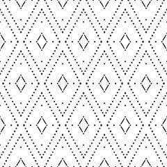 Ikat seamless pattern. Fashion background.