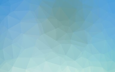 Light BLUE vector polygonal background.