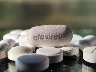 Efavirenz Pill antiretroviral medication