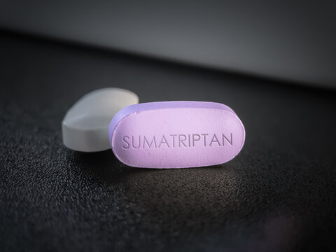 Sumatripitan Pill for Migraine treatment