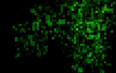 Dark Green vector layout with lines, rectangles.
