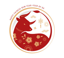 Chinese new year 2021 year of the ox, Chinese zodiac symbol