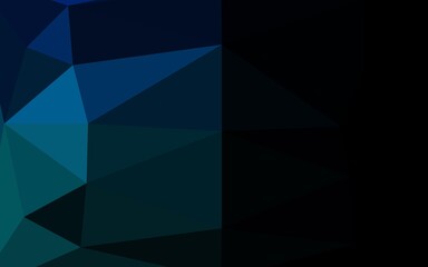 Obraz premium Light BLUE vector low poly cover.