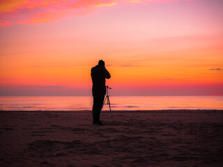 Fotografiando el amanecer