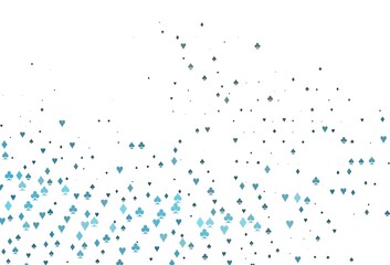 Light BLUE vector layout with elements of cards.