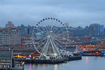 Seattle Waterfront in the Morning