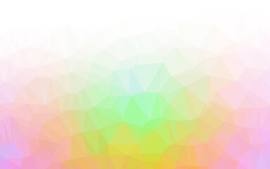 Light Multicolor, Rainbow vector abstract mosaic pattern.