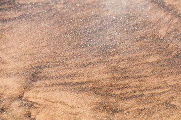 Golden volcanic sand in Che Shale Kenya