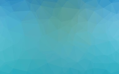 Light BLUE vector polygonal pattern.
