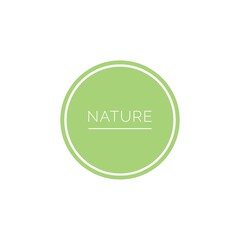 Nature word illustration sign