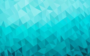 Obraz premium Light BLUE vector polygonal template.