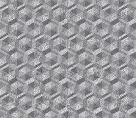 Abstract seamless cubes background