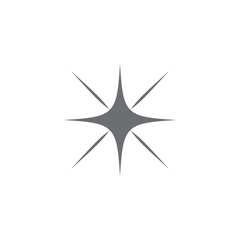 Star logo template vector icon illustration