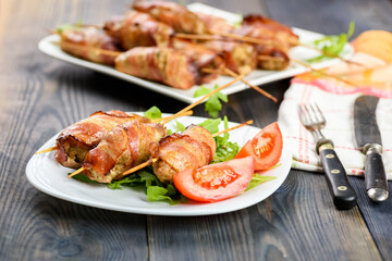 Kofta kebab - skewers of minced meat