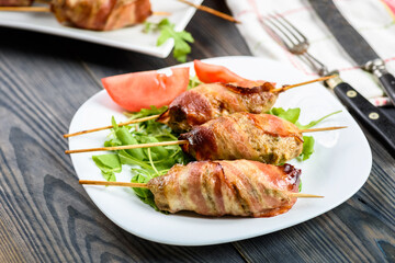 Kofta kebab - skewers of minced meat