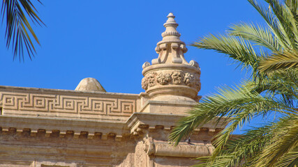 Fototapeta na wymiar Detalle de la Catedral de Almería, España