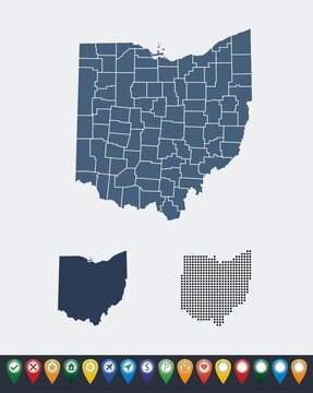 Set maps of Ohio state