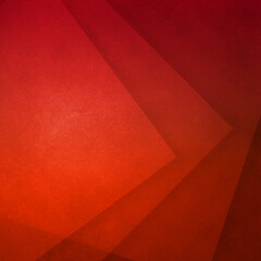 Red abstract background with geometric pattern of transparent triangle layers with texture, red elegant paper design with shapes