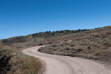 dirt road in the mountains