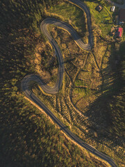 dron, carretera , fauna, naturaleza, paisaje, carretera, gekko, bosque, roca, dragones, inhospitalario, aerea, río, café, montagna, china, acuático, fauna