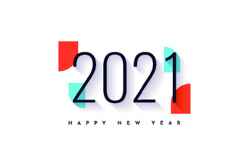 2021 happy new year design