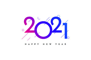 2021 Happy new year design
